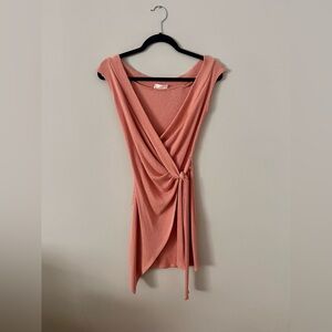 Pink Short Knit Dress || Medium